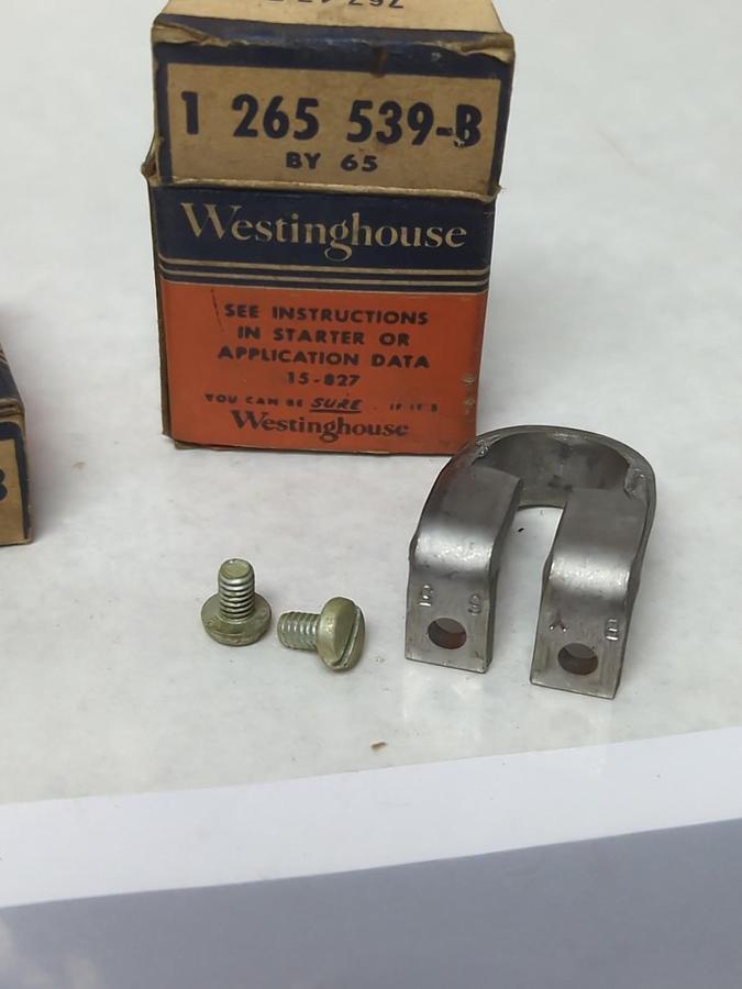 WESTINGHOUSE,265 539-B,OVERLOAD THERMAL HEATER RELAY LOT OF 2 NOS