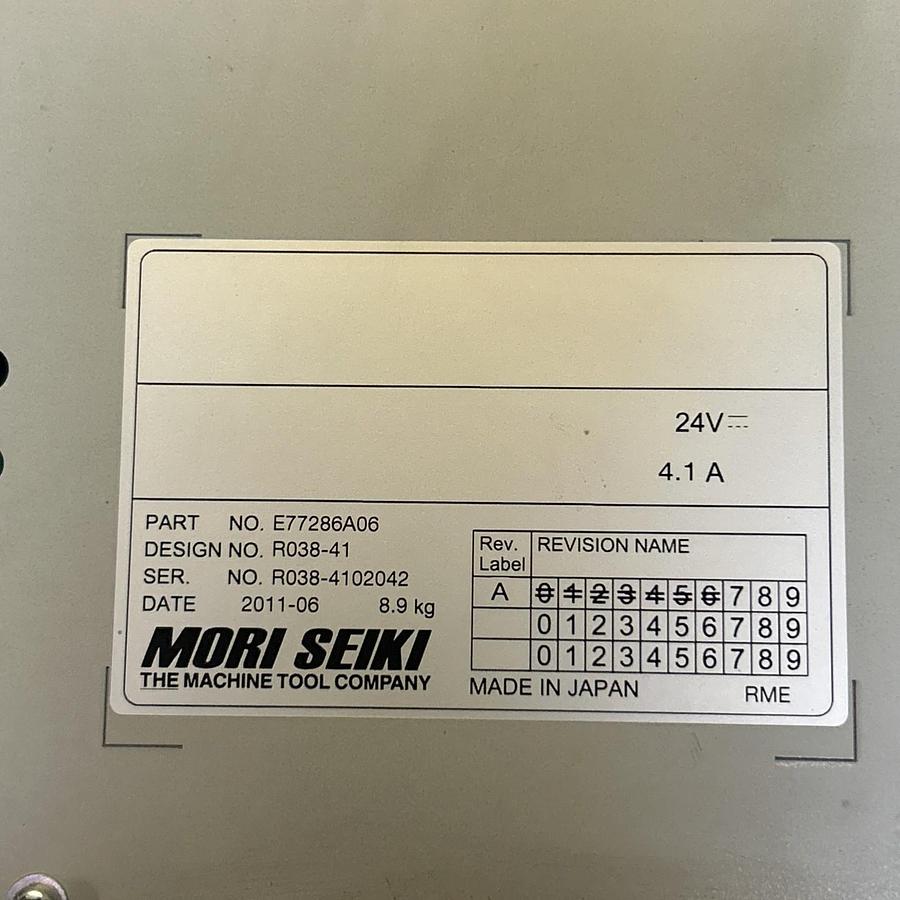 Used MORI SEIKI,E77286A06,OPERATOR PANEL