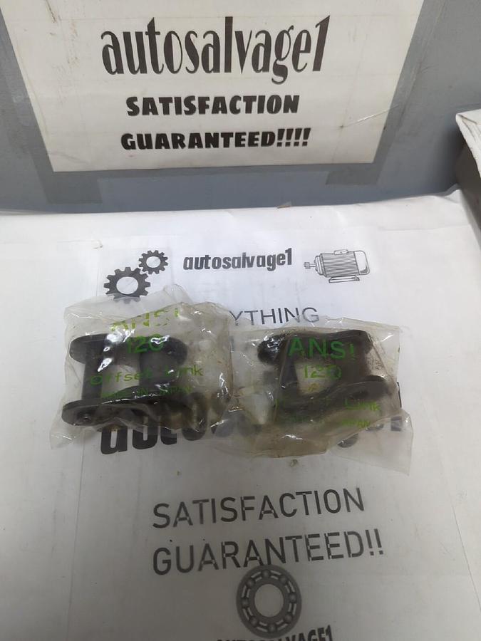 ANSI,120,HEAVY ROLLER CHAIN CONNECTING LINK COTTER TYPE LOT OF 2 NOS