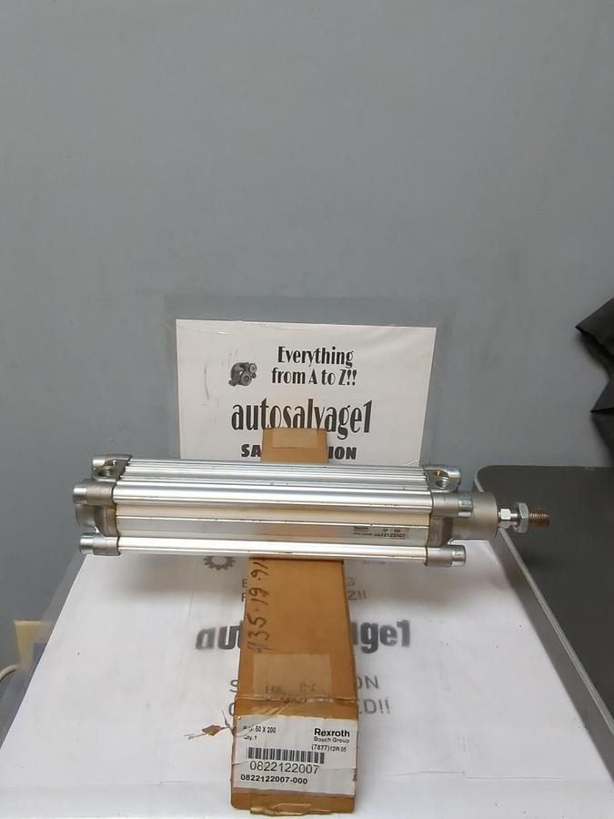 REXROTH,0822122007-000 PRA 50X200, PNEUMATIC ACTUATOR CYLINDER NOS