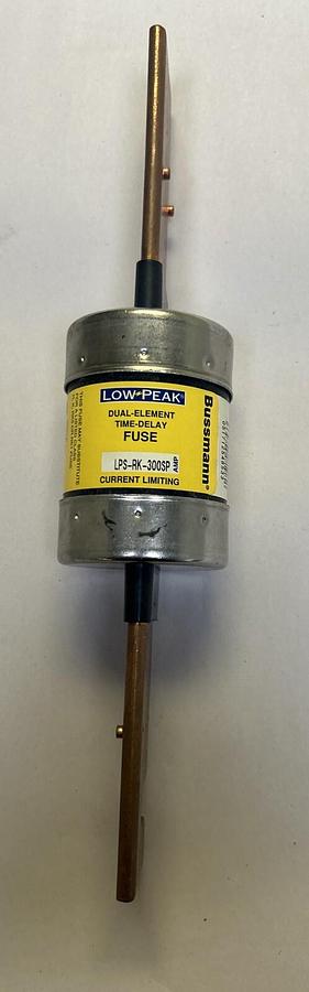 BUSSMANN,LPS-RK-300SP,LOW PEAK FUSE 300A 600V NOS