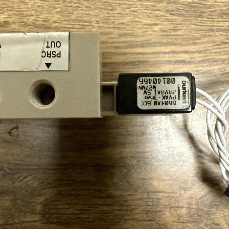 Used Burkert,6604T0600,PVAK 3bar Flipper Solenoid LOT of 2