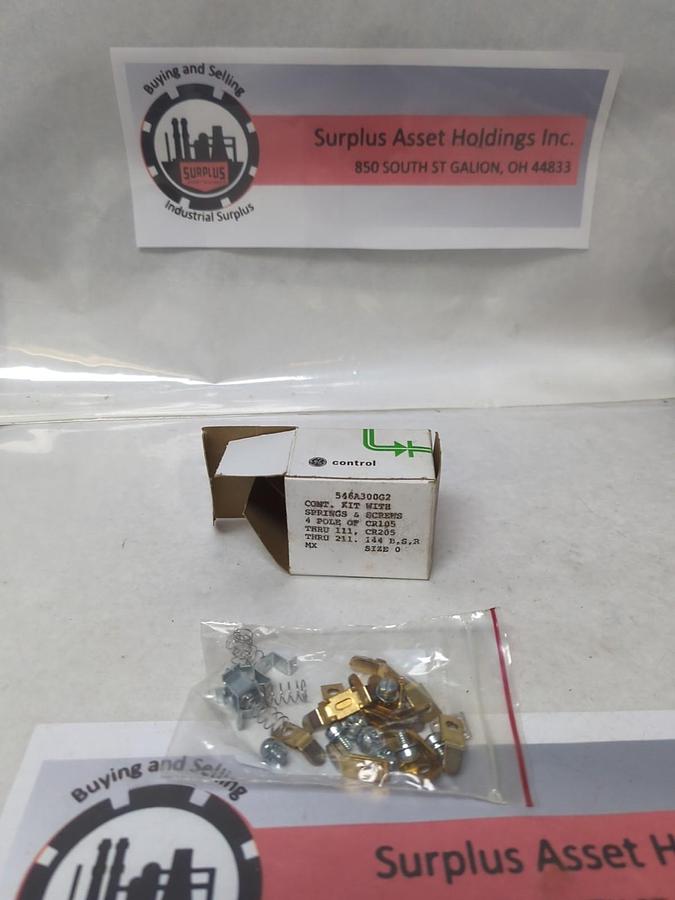GENERAL ELECTRIC,546A300G2,CONTACT KIT WITH SPRINGS & SCREWS NOS