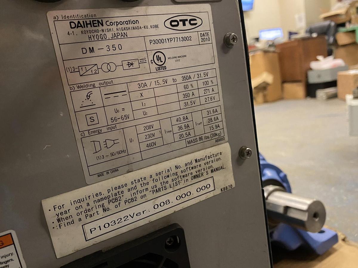 Used Daihen OTC,DM350,Weld Power Supply Inverter