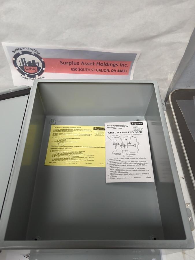 HOFFMANN,A1210CH,ENCLOSURE 12 IN X 10 IN X 5 IN NOS