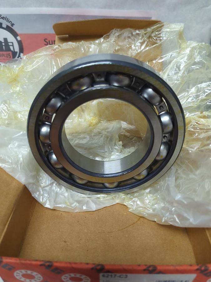 FAG,6217.C3,DEEP GROOVE BALL BEARING NOS