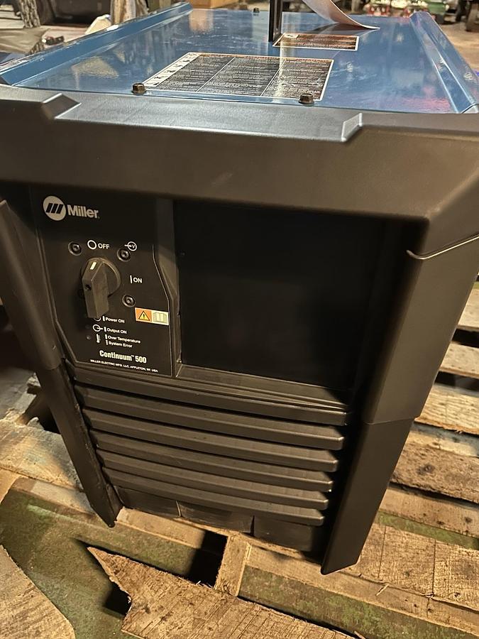 Used Miller,Continuum 500,Welder Power Supply/Wire Feeder/Torch and Control Panel
