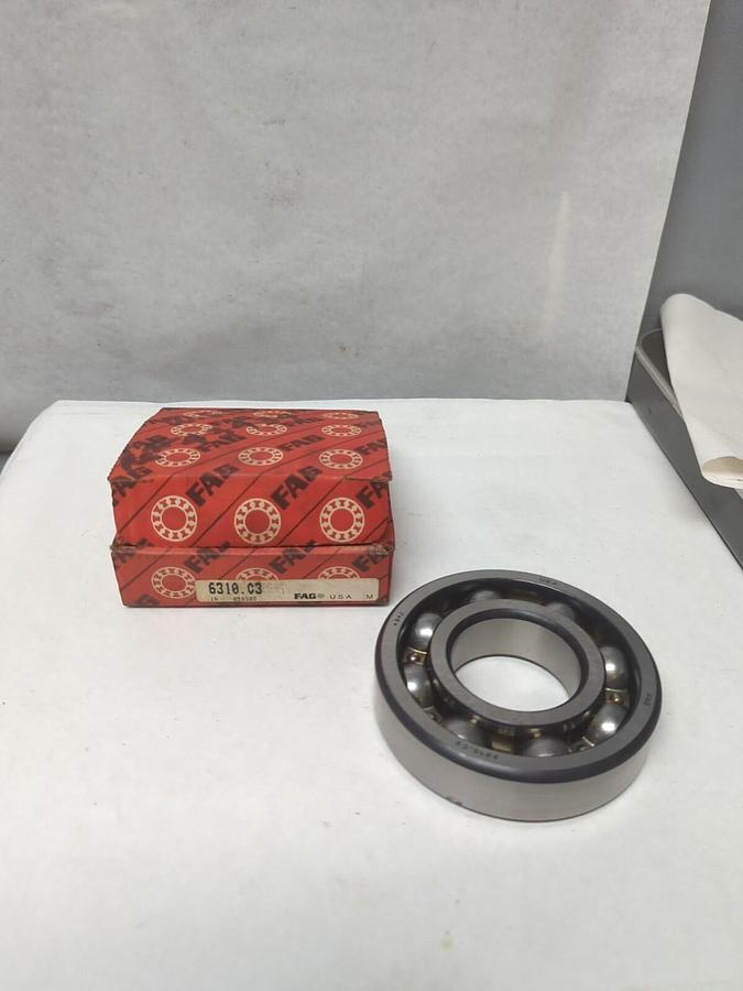 FAG,6310.C3,DEEP GROOVE BALL BEARING NOS