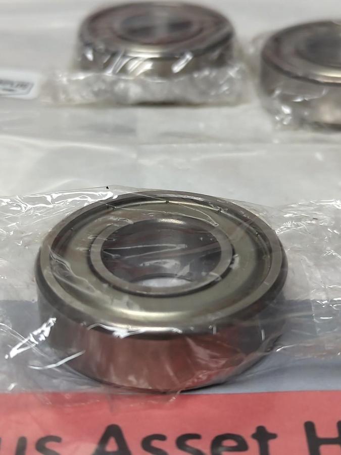 Used NSK,6204Z,DOUBLE METAL SHIELDED BALL BEARING LOT OF 3 PRE-OWNED