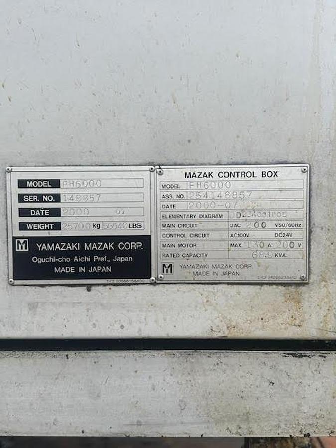 Used 2000 Mazatech FH-6000