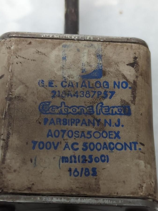 Used FERRAZ SHAWMUT,A070SA500EX,FUSE 700V AC PRE-OWNED