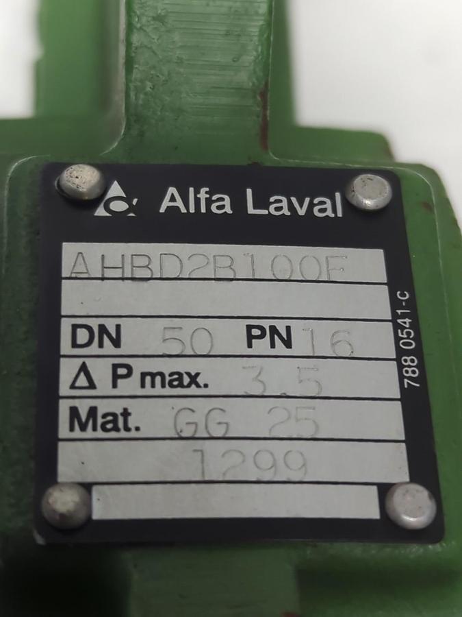 Used ALFA LAVAL,AHBD2B100F,BUTTERFLY VALVE PRE-OWNED