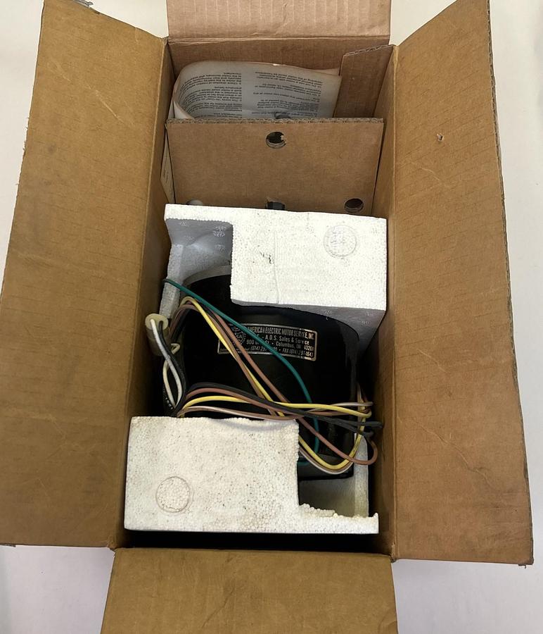AO SMITH,FSE1056SV1,CONDENSER FAN MOTOR 1/2HP 208-230V 1075RPM 1PH 48Y FRAME