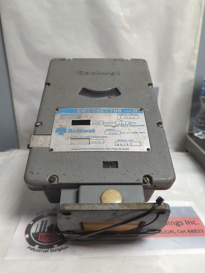 Used ROCKWELL,TYPE I,EMCORECTOR 0-60PSI 14.40 ATMOS PRESS. PRE-OWNED