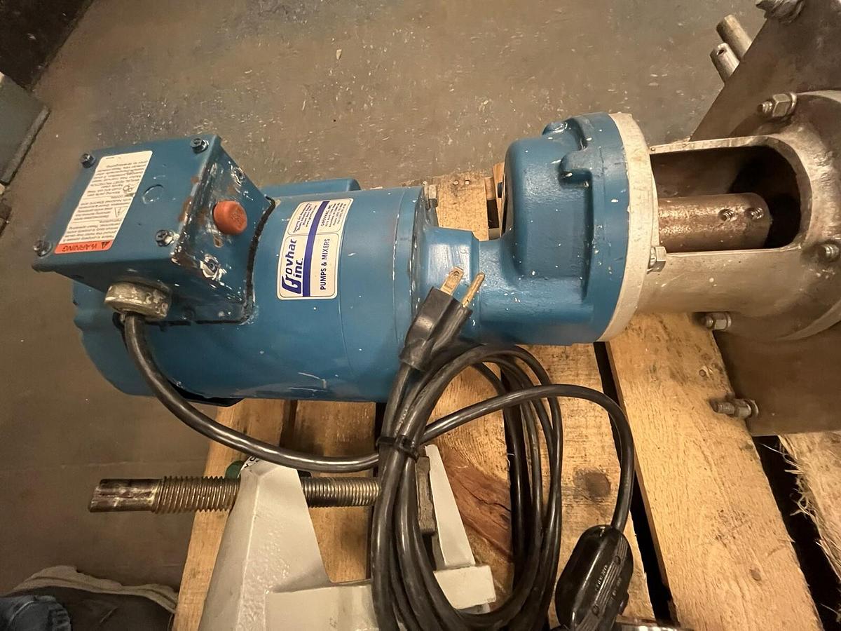Used GROVHAC,A-2100-40F,Mixer .5HP 1PH 115/230V WITH 36" DUEL BLADE PADDLE