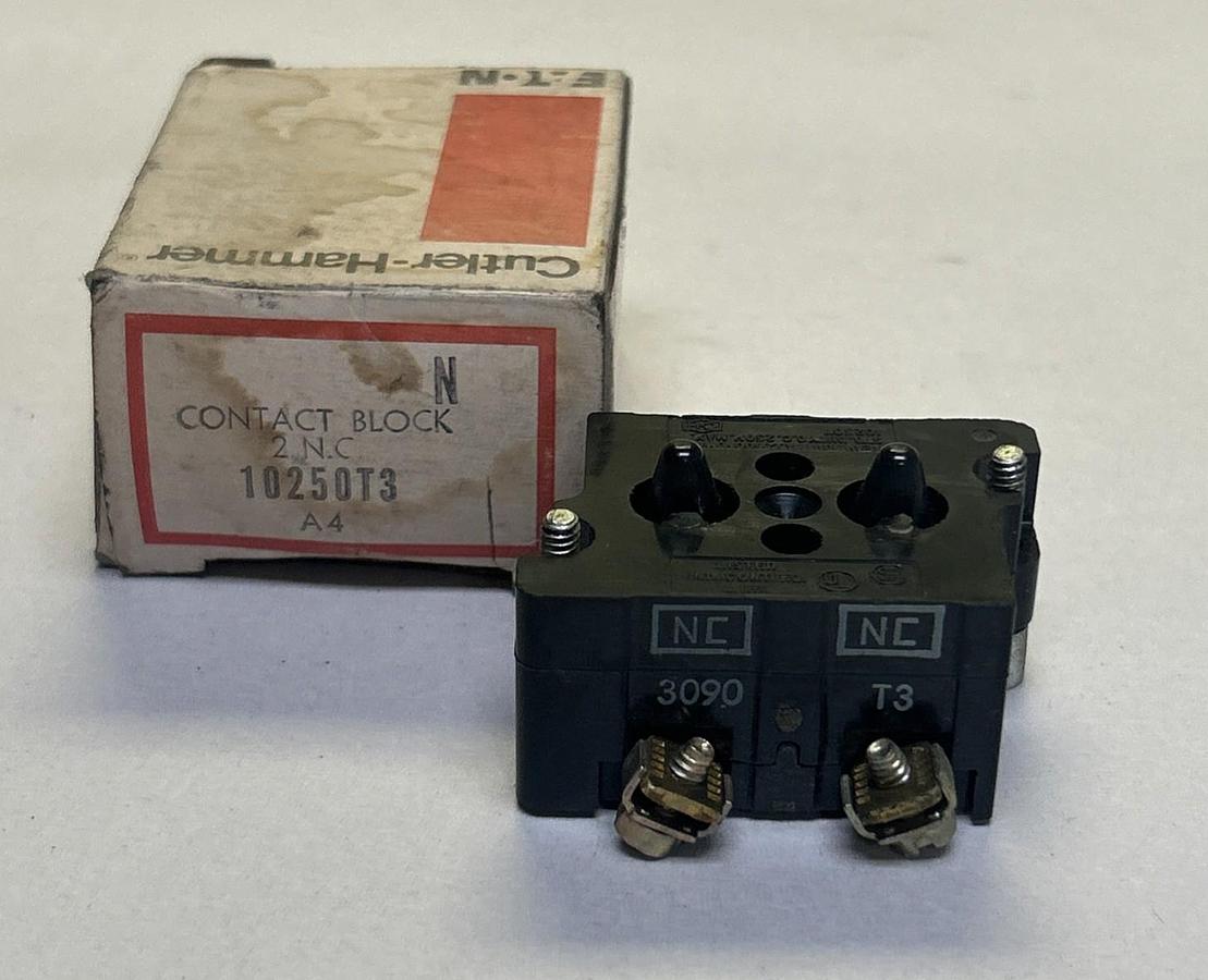 CUTLER-HAMMER,10250T3,CONTACT BLOCK NOS