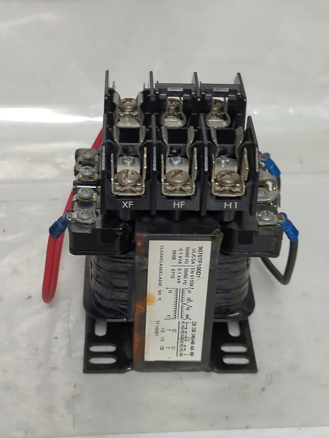 Used SQUARE D,9070TF100D1,INDUSTRIAL CONTROL TRANSFORMER PRE-OWNED