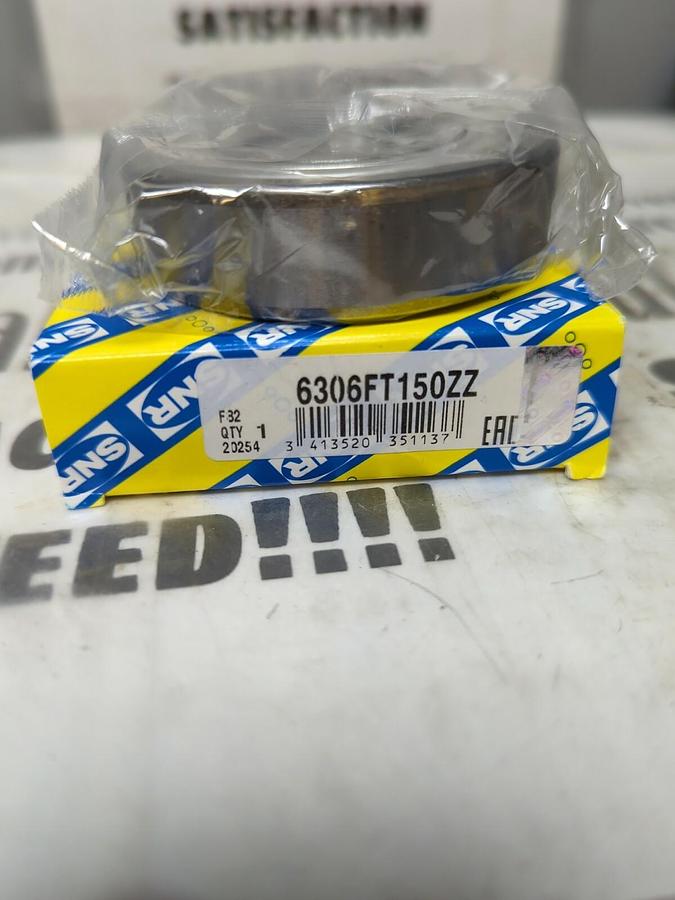 SNR,6306FT150ZZ,DEEP GROOVE BALL BEARING 30MM BORE NOS