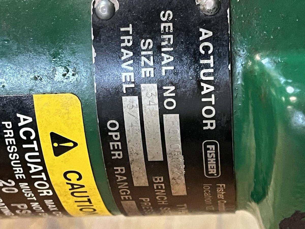 FISHER,667,SIZE 34 PNEUMATIC ACTUATOR VALVE 1-1/2" 250B