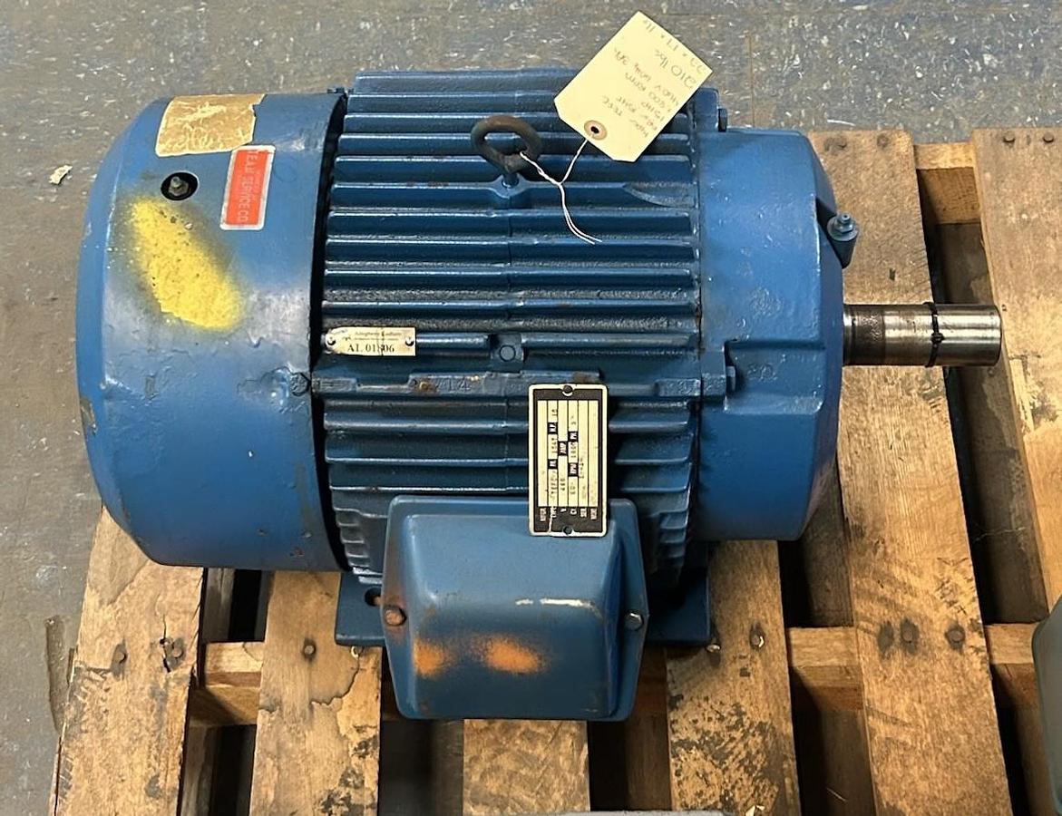 Used UNBRANDED,TEFC,MOTOR 15HP 1800RPM 460V 3PH 154T FRAME