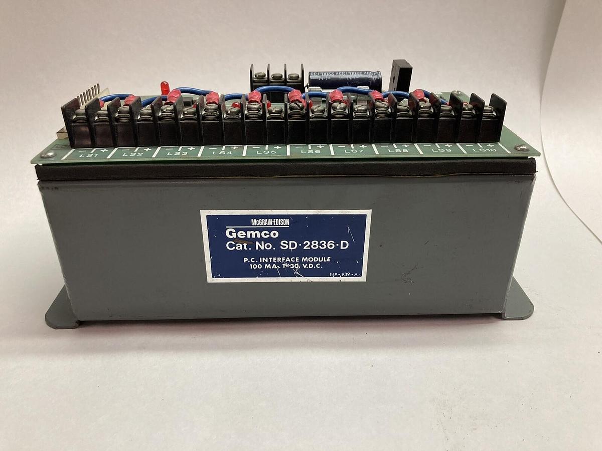 Used Gemco,SD-2836-D,PC Interface Module
