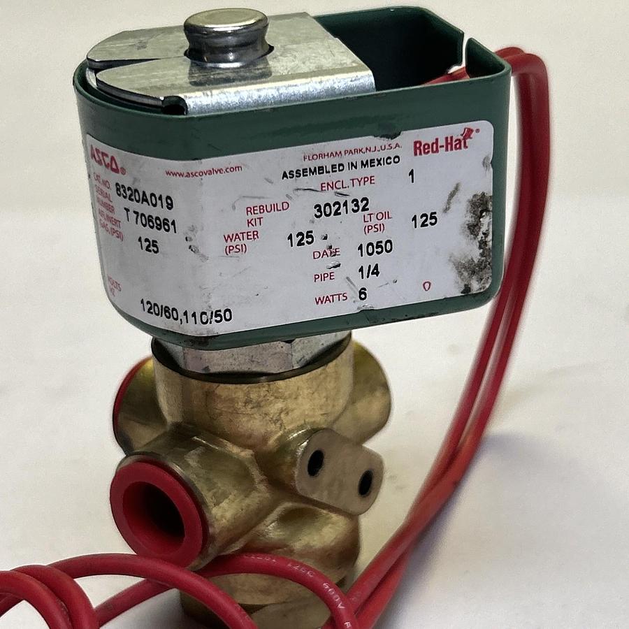 ASCO,8320A019,SOLENOID VALVE 1/4 INCH NOS
