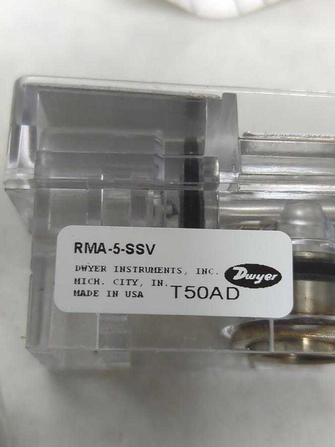 DWYER,RMA-5-SSV,RATE MASTER FLOW METER 116203-30 NOS