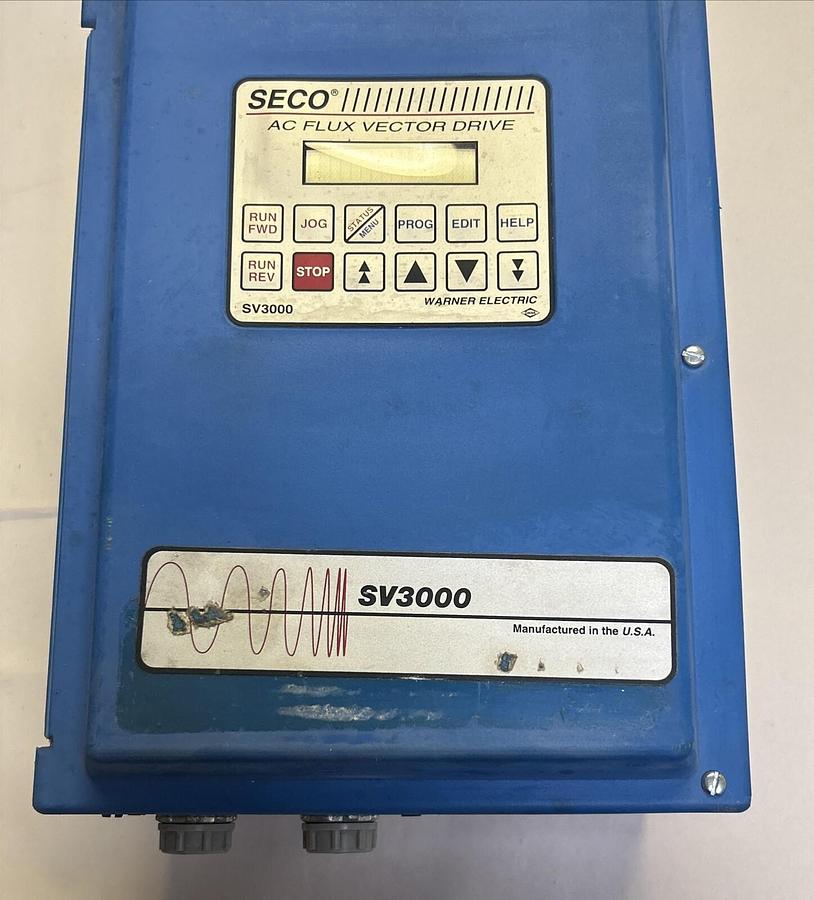 Used SECO,SV3402-01000,AC FLUX VECTOR DRIVE