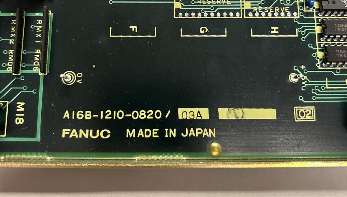 Used FANUC,A16B-1210-0820,PCB I/O BOARD