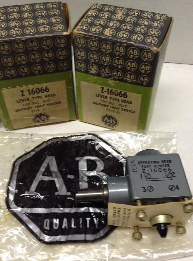 Used Allen Bradley,Z16066,Limit Switch Head LOT OF 2