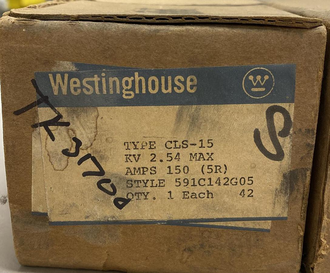 Westinghouse,CLS-15,Fuse 591C142G05 2.54KV Amps 150 Lot Of 3 New
