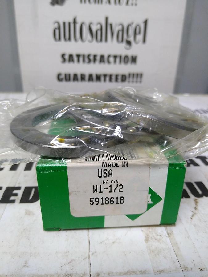 Used INA,W1-1/2,Ball Thrust Bearing-Single Direction  3 Piece NOS