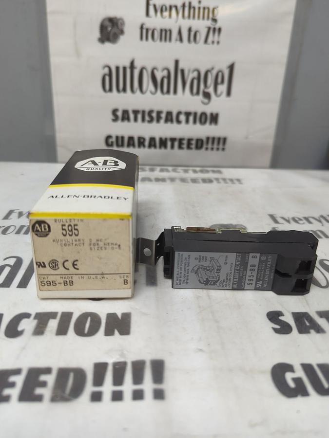 ALLEN BRADLEY,595-BB,SERIES-B CONTACT BLOCK NEMA SIZE 0-5 NEW IN BOX