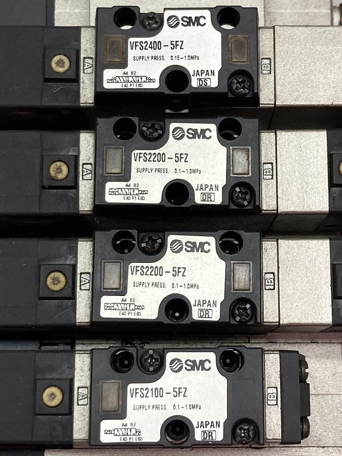 SMC,VFS2400-5FZ,Solenoid Valve Assembly Manifold Block