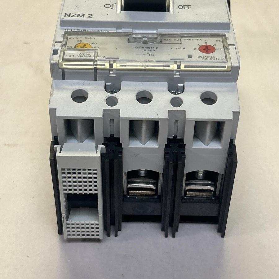 Used EATON,NZMH2-A63-NA,CIRCUIT BREAKER 63A 690V 3P