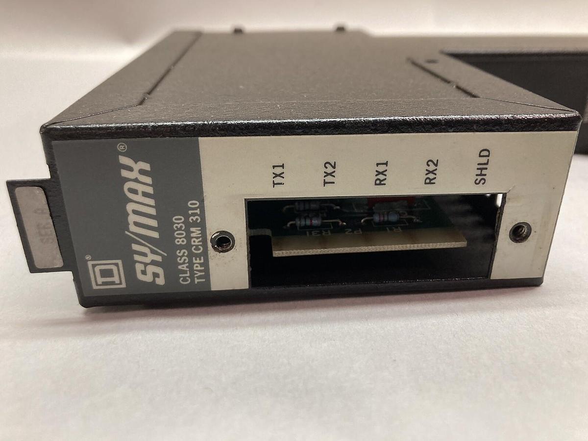 Used Square D SY/MAX,Class 8030 Type CRM310,Fiber Optic Interface Module Ser A