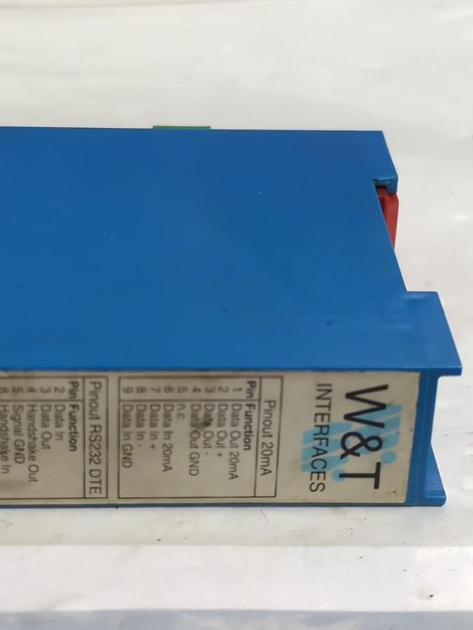 Used W&T,84201 RS232,INTERFACE 20mA PRE-OWNED