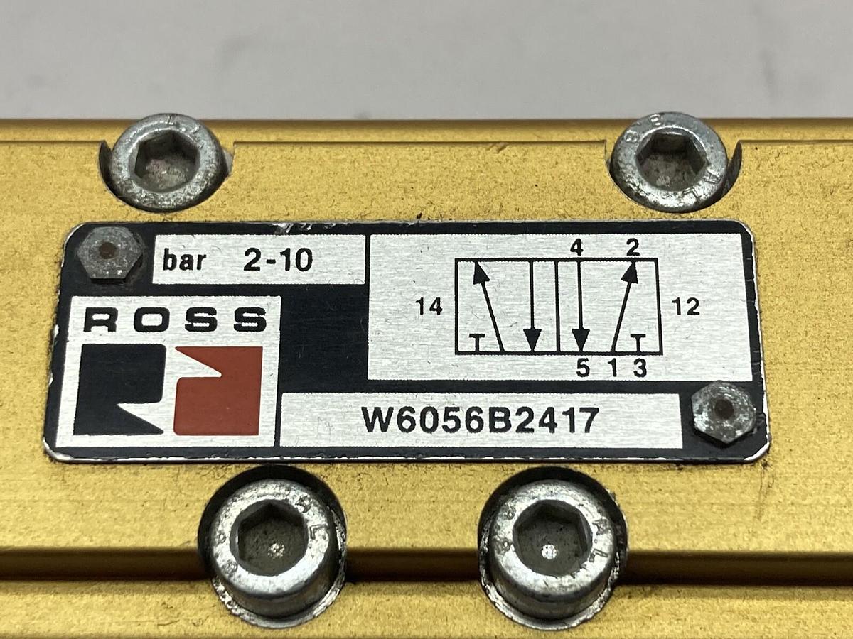 Ross,W6056B2417,Pneumatic Valve bar 2-10
