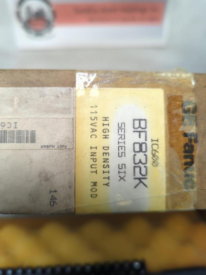 GE FANUC,IC600BF832K,HIGH DENSITY INPUT MODULE SERIES SIX 115V NOS