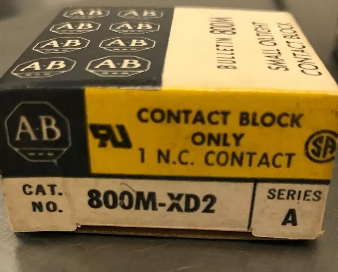 Allen Bradley,800M-XD2,Contact Block lot of 10