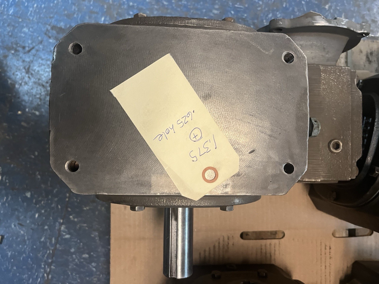 Used BOSTON GEAR,FWA732400B56,GEAR REDUCER RATIO 400 .5HP