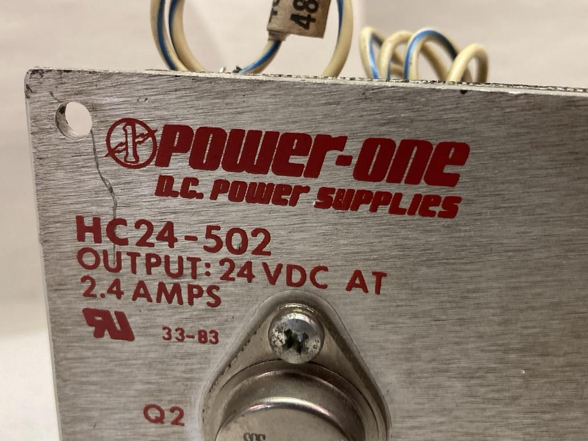 Used Power-One,HC24-502,DC Power Supply 24VDC 2.4A