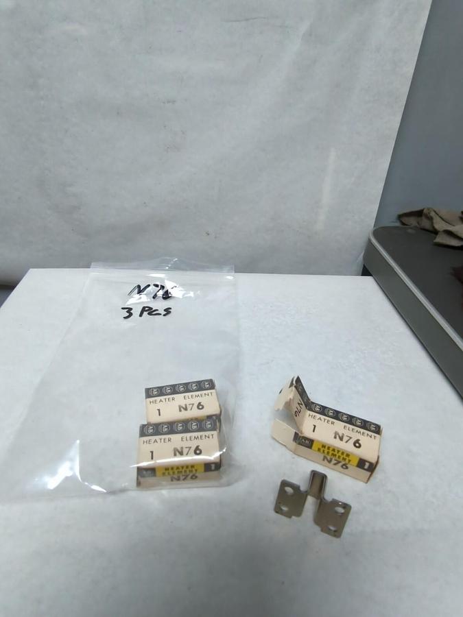 ALLEN BRADLEY,N76,THERMAL OVERLOAD HEATER ELEMENT LOT OF 3 NOS