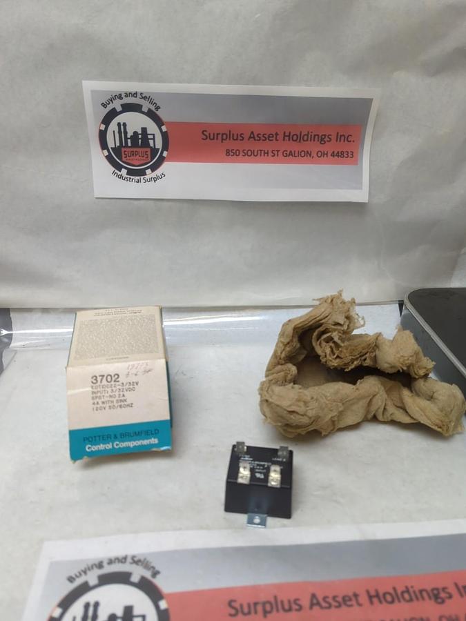 POTTER & BRUMFIELD,3702,RELAY 3-32VDC NOS