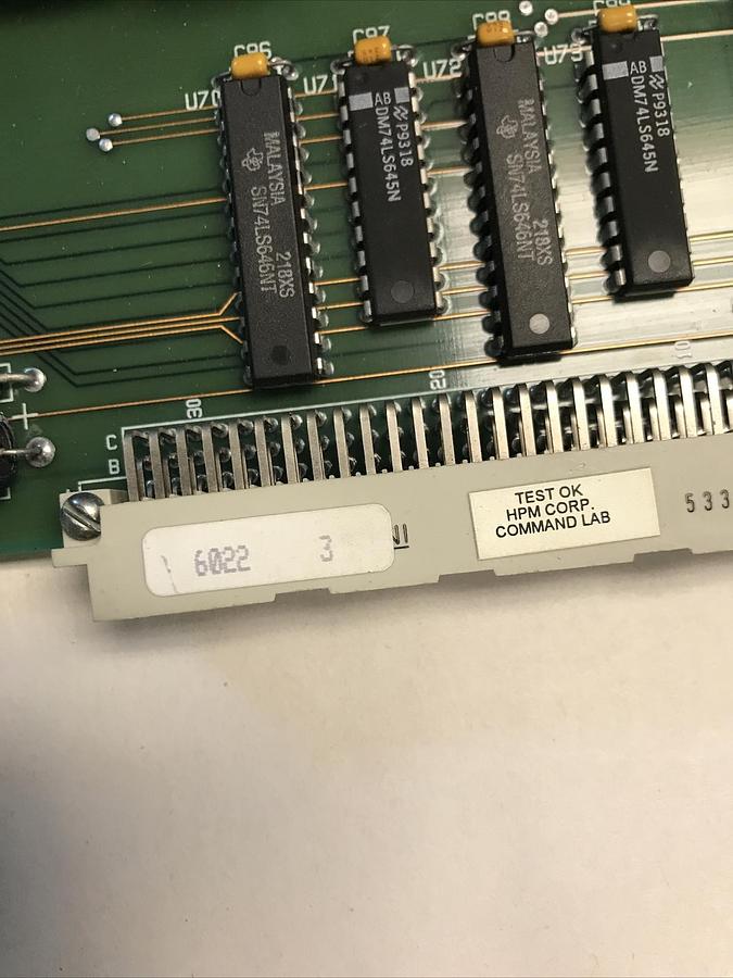 Used HPM,1D702-0002,Console Circuit Board Card