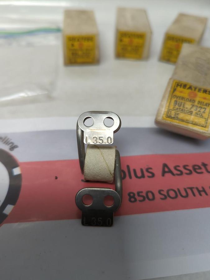 JOSLYN CLARK,L35,OVERLOAD HEATER ELEMENT LOT OF 4 NOS