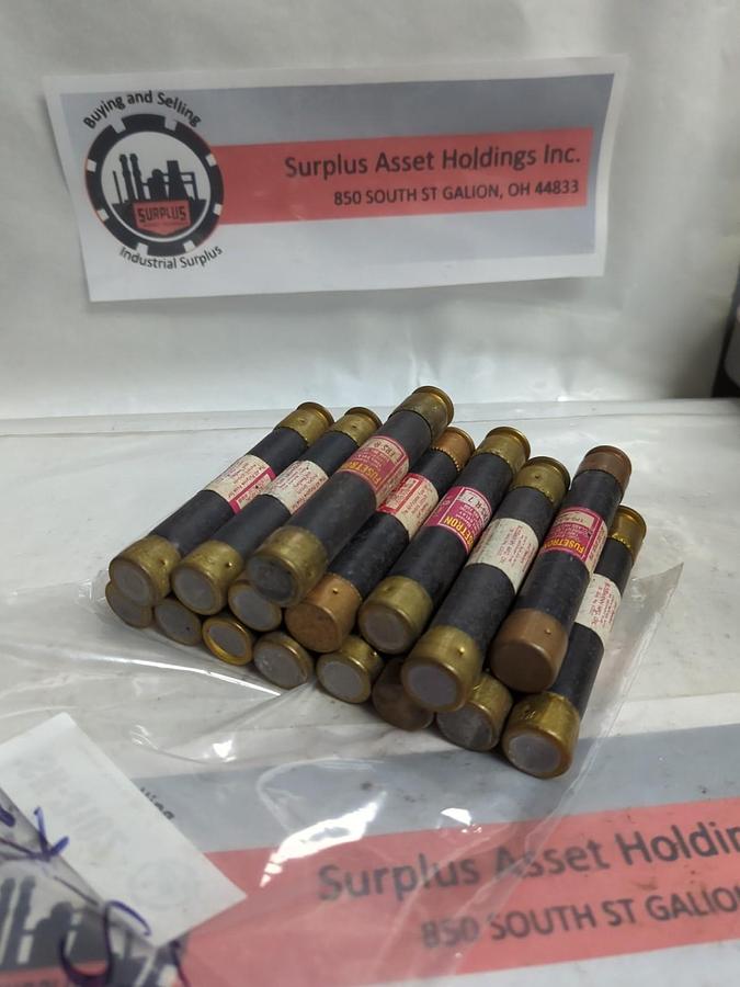 Used COOPER BUSSMANN,FRS-R-7,FUSETRON 7 AMP FUSE LOT OF 16 PRE-OWNED