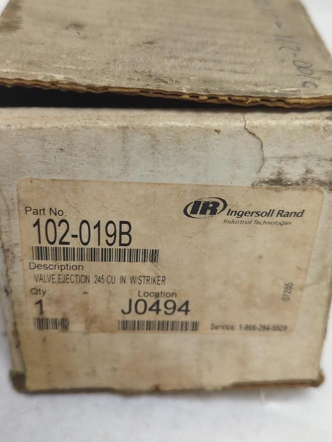 INGERSOLL-RAND,102-019B,INJECTION VALVE NOS