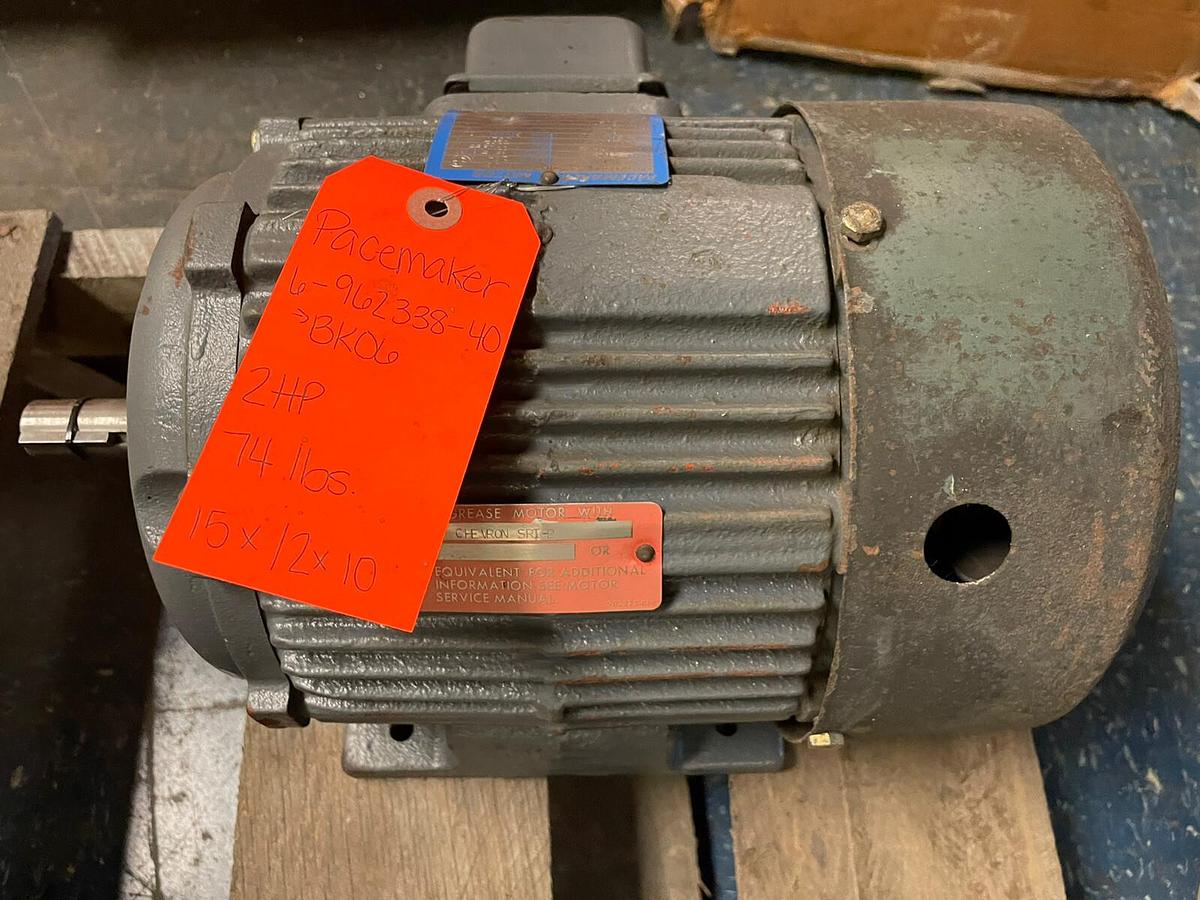 Used PACEMAKER,6-962338-40,2HP MOTOR 460V 1740RPM FR 184