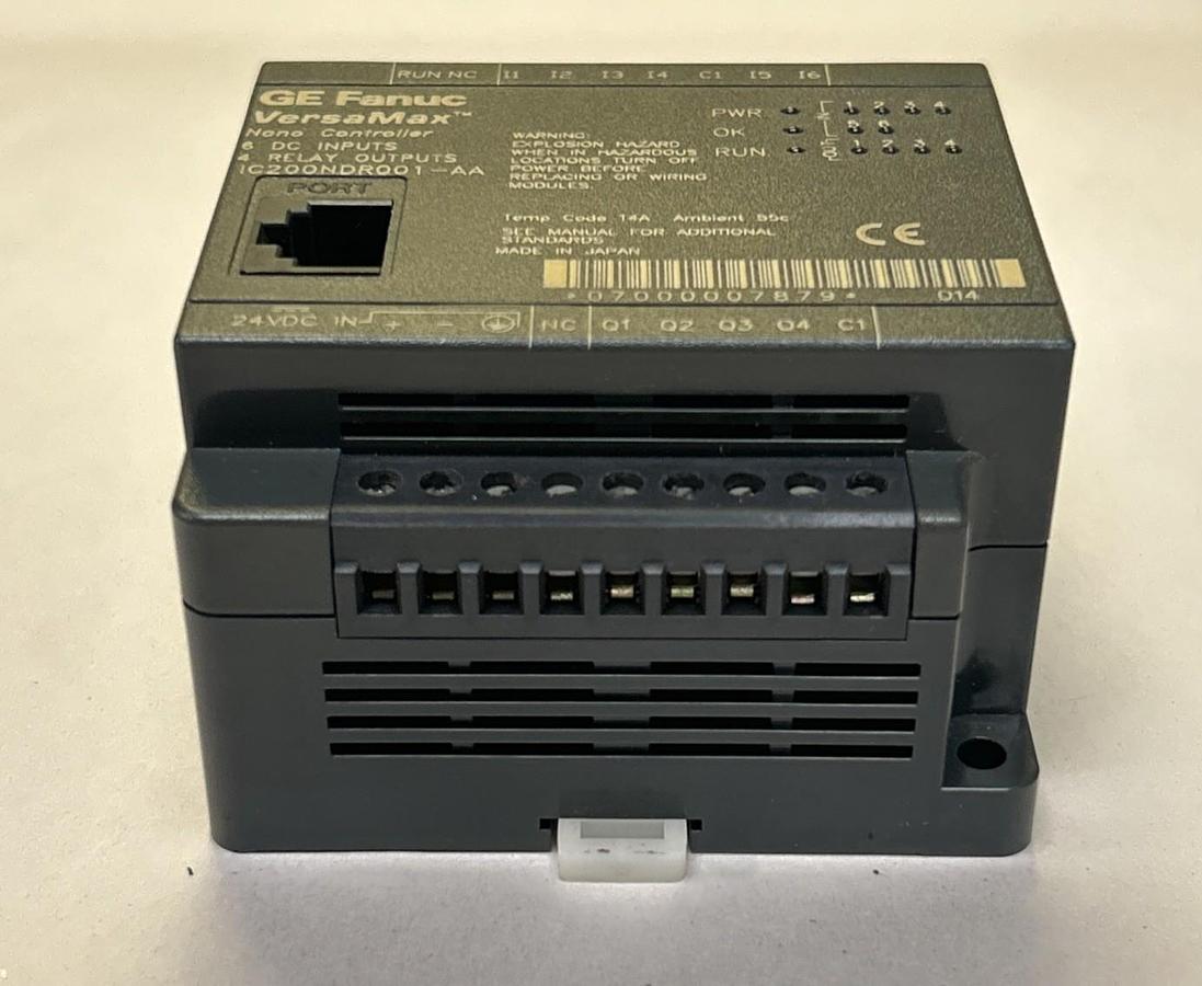 Used GE FANUC,IC200NDR001-AA,VERSAMAX NANO CONTROLLER